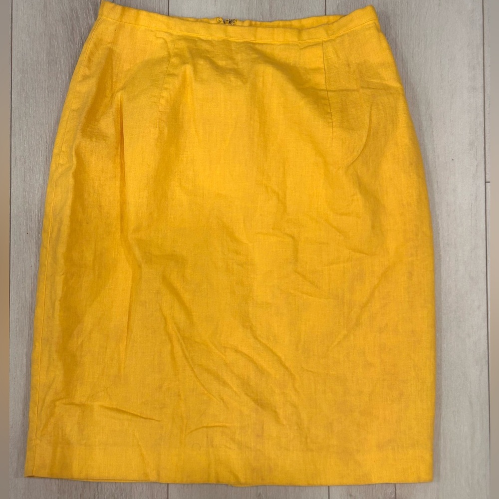 Mixit Yellow Linen/Cotton Skirt (Size 5/6)